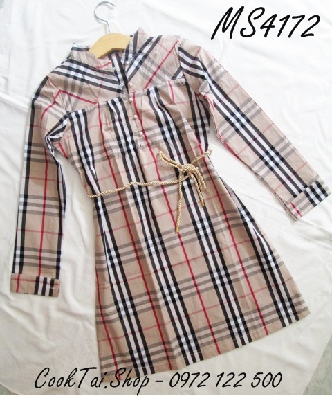 MS4172: ĐẦM SƠ MI BURBERRY